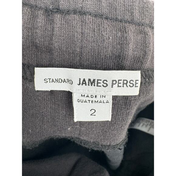 Standard James Perse 100% Linen Casual Pull On Lounge Pants Womens 2/M Black - Picture 6 of 10